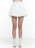 High-Waisted Mini Bubble Skirt CL502