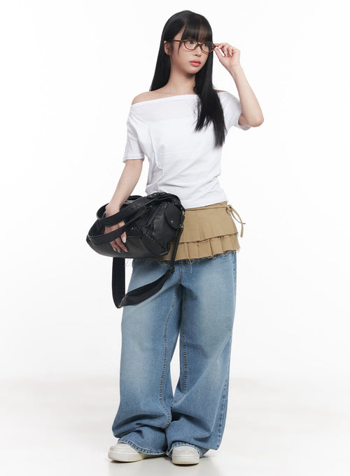 Essential Pleated Layering Skirt CY527