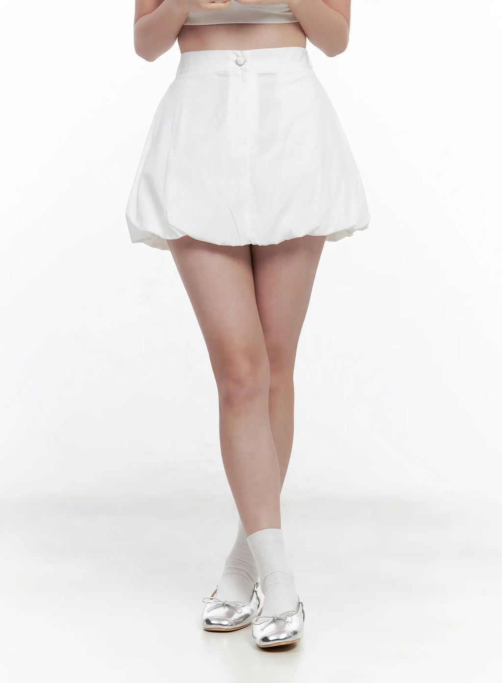 High-Waisted Mini Bubble Skirt CL502